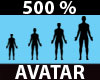 Avatar Resizer 500 %