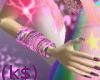 (K$)Kawaii Bracelet Pink