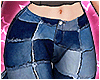 🍒 patchwork jeans v1
