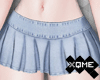 Blue Denim Pleated Mini