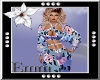 !E! Blue Floral Overlay