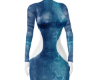 Matallic Blue Dress