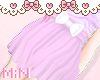 ♡ Pinku bow skirt
