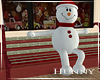 H. Snowman Bench Glitter