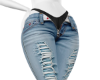Baggy Unzipped Jeans