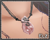 *E* Rose Quartz Necklace