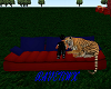 tiger cuddle couch