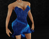 KMG Blue Sequins Dress