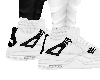 Black White Shoes Custom
