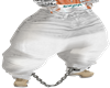 MAZ JEANS WHITE HIPHOP