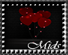 (M) Red Heart Balloons