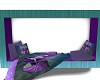 Purple Dragon Wall Set