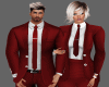 Suit Red Coupl NeckTie M