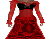 Afterglow Red/Black Gown