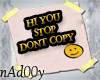 Dont Copy