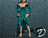 Velvet Robe Dress (trq)