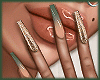 Hot EvaGreen Nails