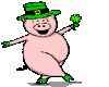 Dancing Irish Pig