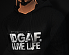 L| IDGAF Black Hoody
