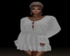 Modest White Dress