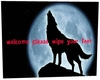 wolf door mat 