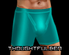 PVC Sexy Boxers Teal