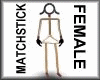 MatchStick Female Avatar