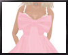 puffy bow dress-pink