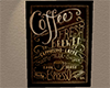 :) Coffee Sign Brown