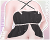 ❄ Ruffle Top Black/P