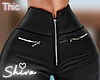$ Black Shiny Pants Curvy
