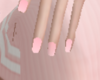Nails short pastel pink