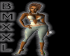 (D) BMXXL PLAIDDE WHITE