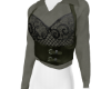 corset shirt khaki