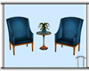 Bary Blue Chairs with Tb