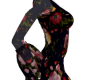 Gothic floral Dress