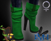 [RVN] Green Suede Boots