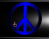 Blue/Black Peace Sign
