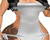 sexy silver dress