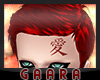 !G Dark Red Gaara HairV3