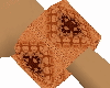 brown leather bangle