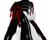 Red and black dreds