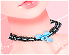 Idol choker blue