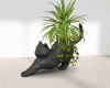 Cat Display Plant Vase