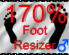 *M* Foot Resizer 170%