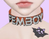 ☽ Choker Femboy Orange