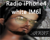 Radio iPhone4 white -nwf