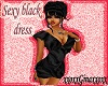 Sexy black dress