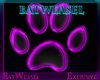 +BW+ Neon Paw Purple