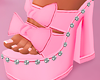 pink world heels